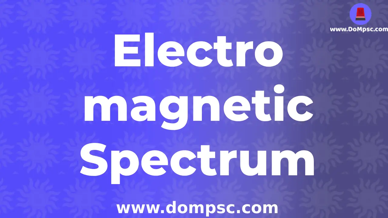 Electromagnetic Spectrum-mpsc science|dompsc