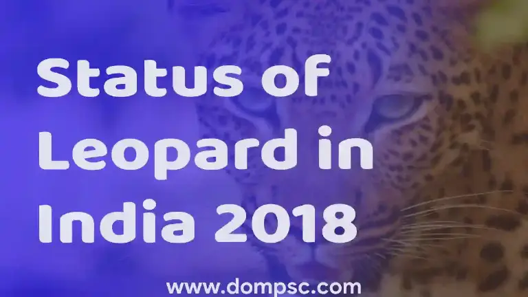 Status of Leopard in India 2018 released